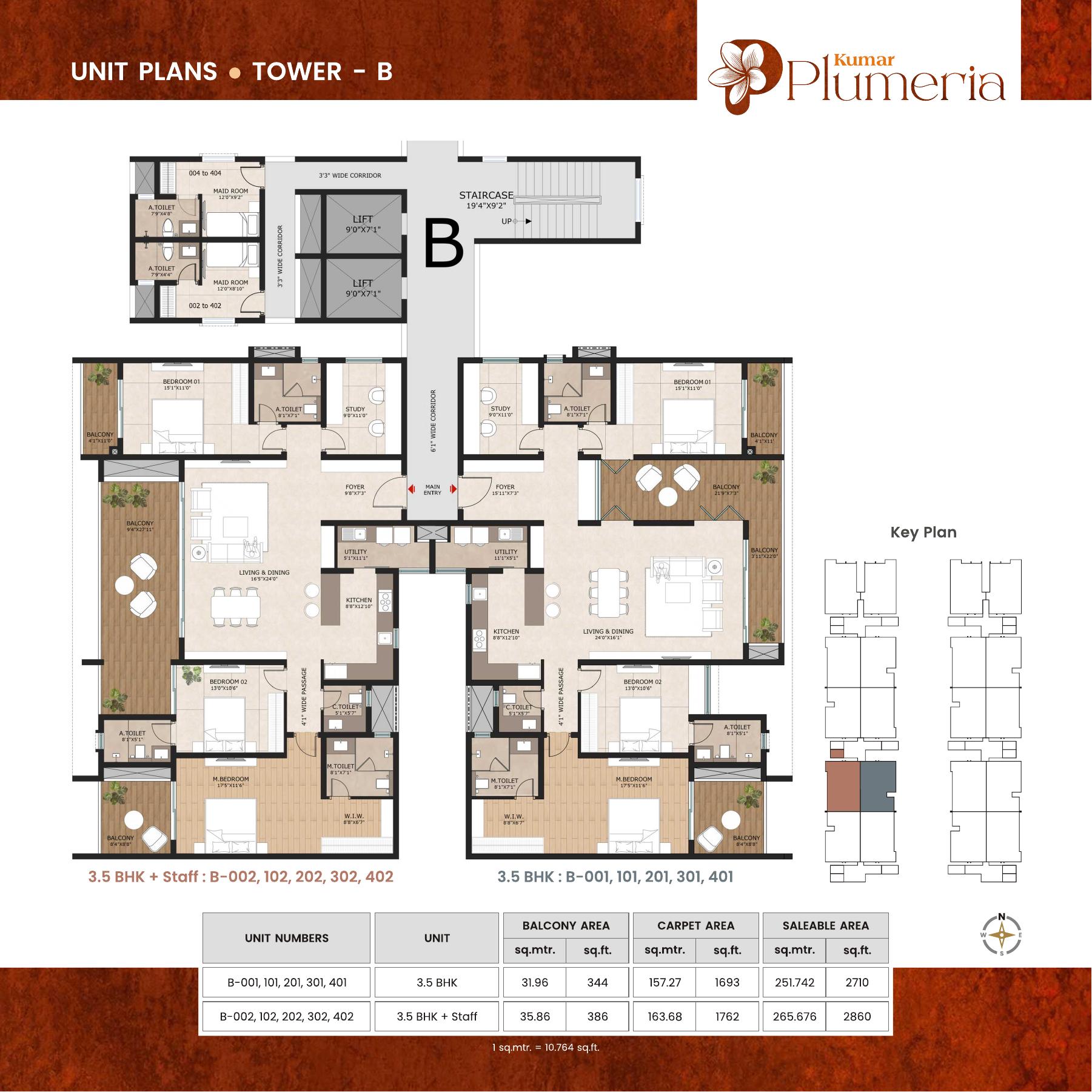 3.5 BHK Floor Plan